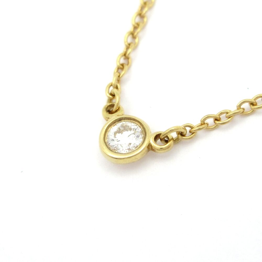 Tiffany & Co. By The Yard Necklace 18K Yellow Gold Diamond